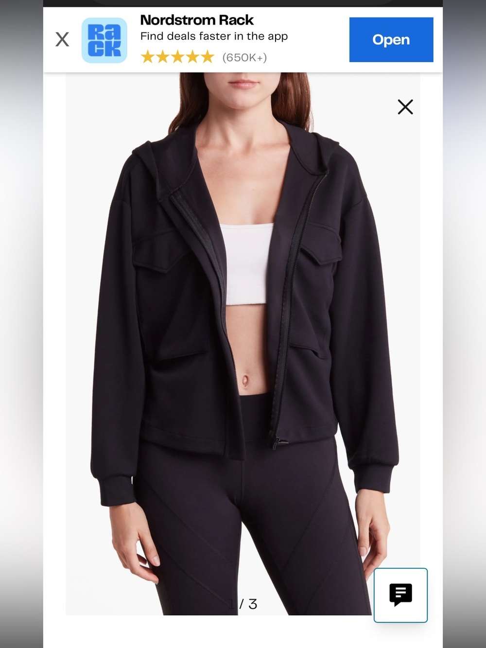 Yogalicious  soft lite scuba hoodie jacket